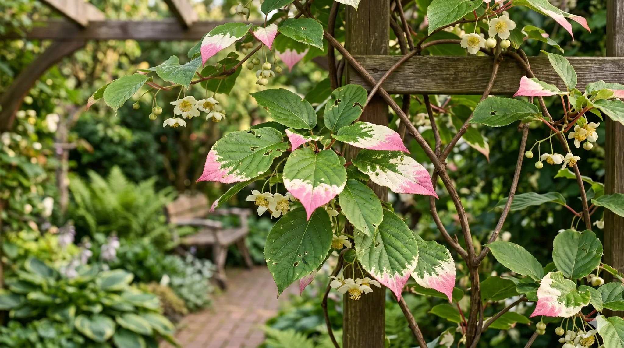 Aktinidia pstrolistna