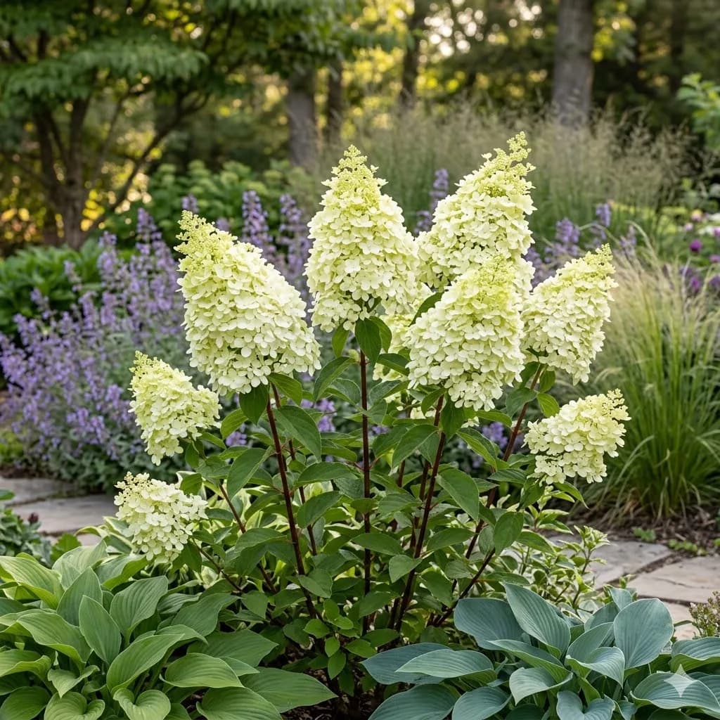 hortensja wiechowata 'Candlelight'