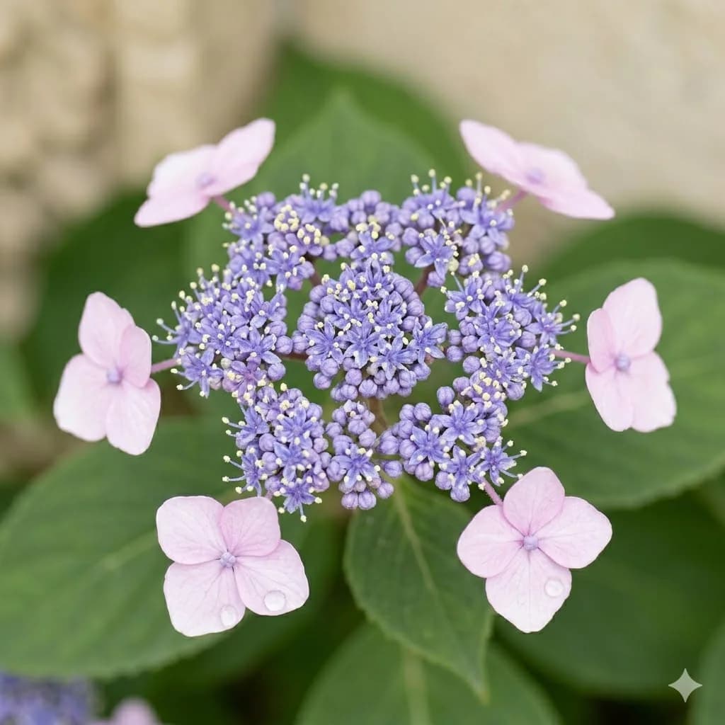 Hortensja kosmata 'Sargentiana' – zdjęcie 1