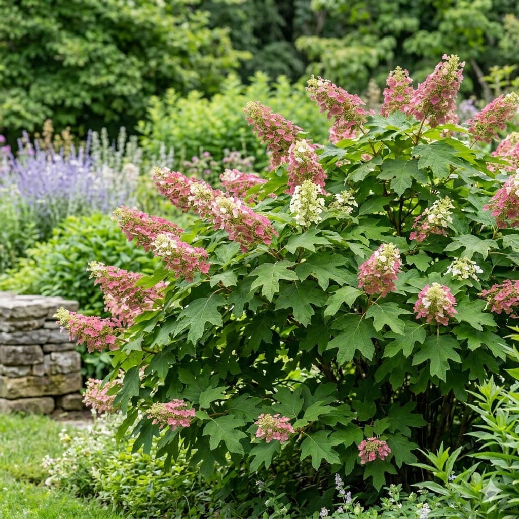 hortensja dębolistna 'Amethyst'