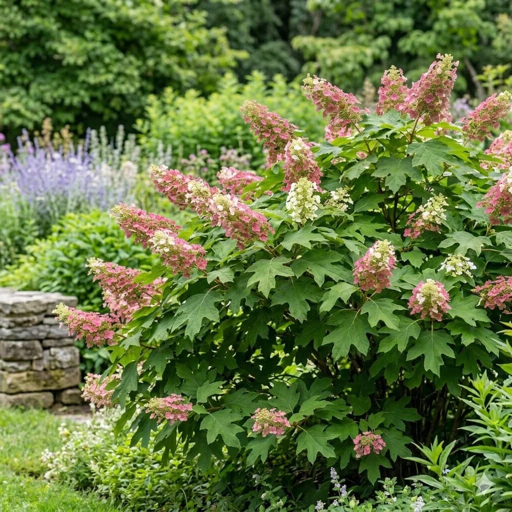 hortensja dębolistna 'Amethyst'