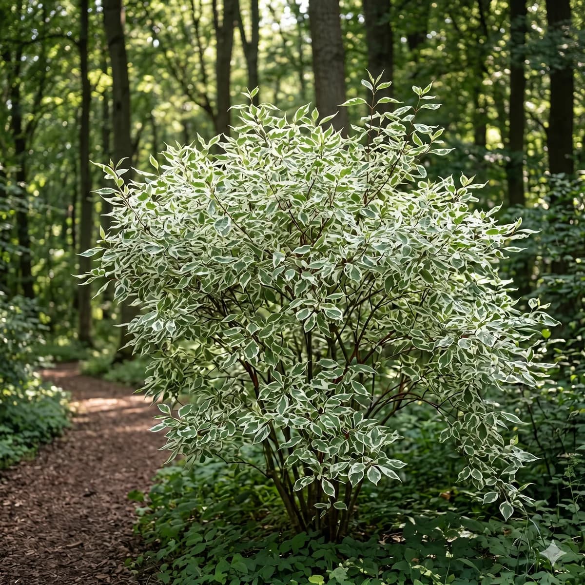 Dereń biały 'Elegantissima'
