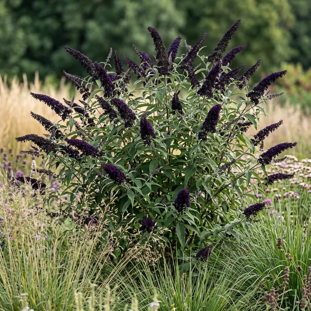 Budleja davida 'Black Knight'