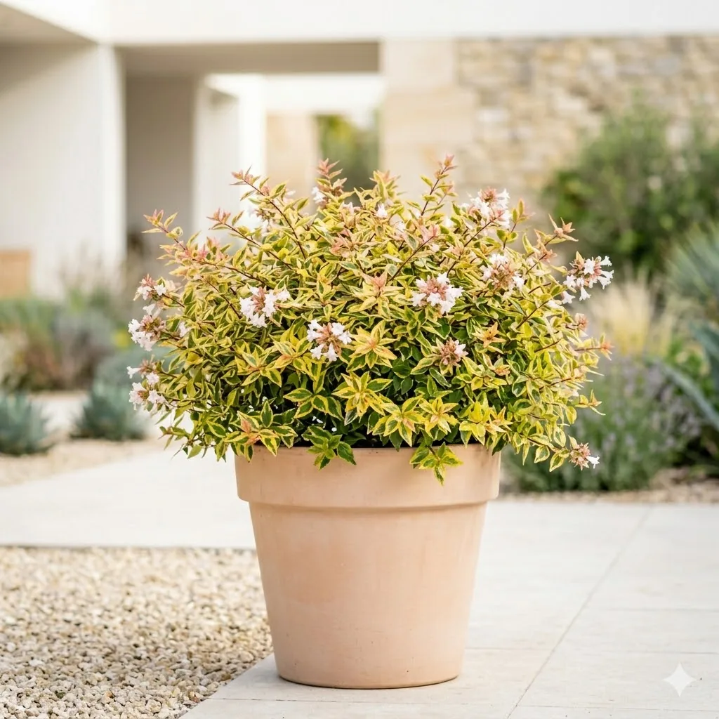 abelia wielkokwiatowa 'Kaleidoscope'