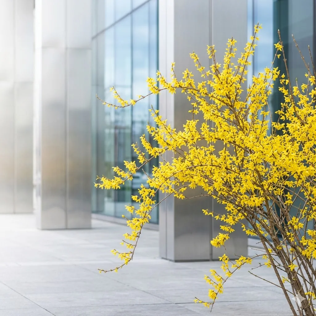 Forsycja pośrednia 'Nimbus'