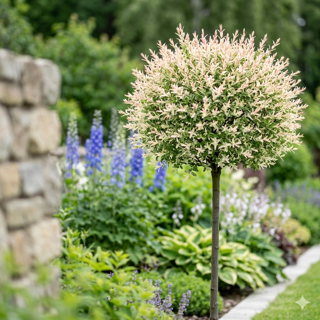 wierzba całolistna 'Hakuro-nishiki' – zdjęcie 2