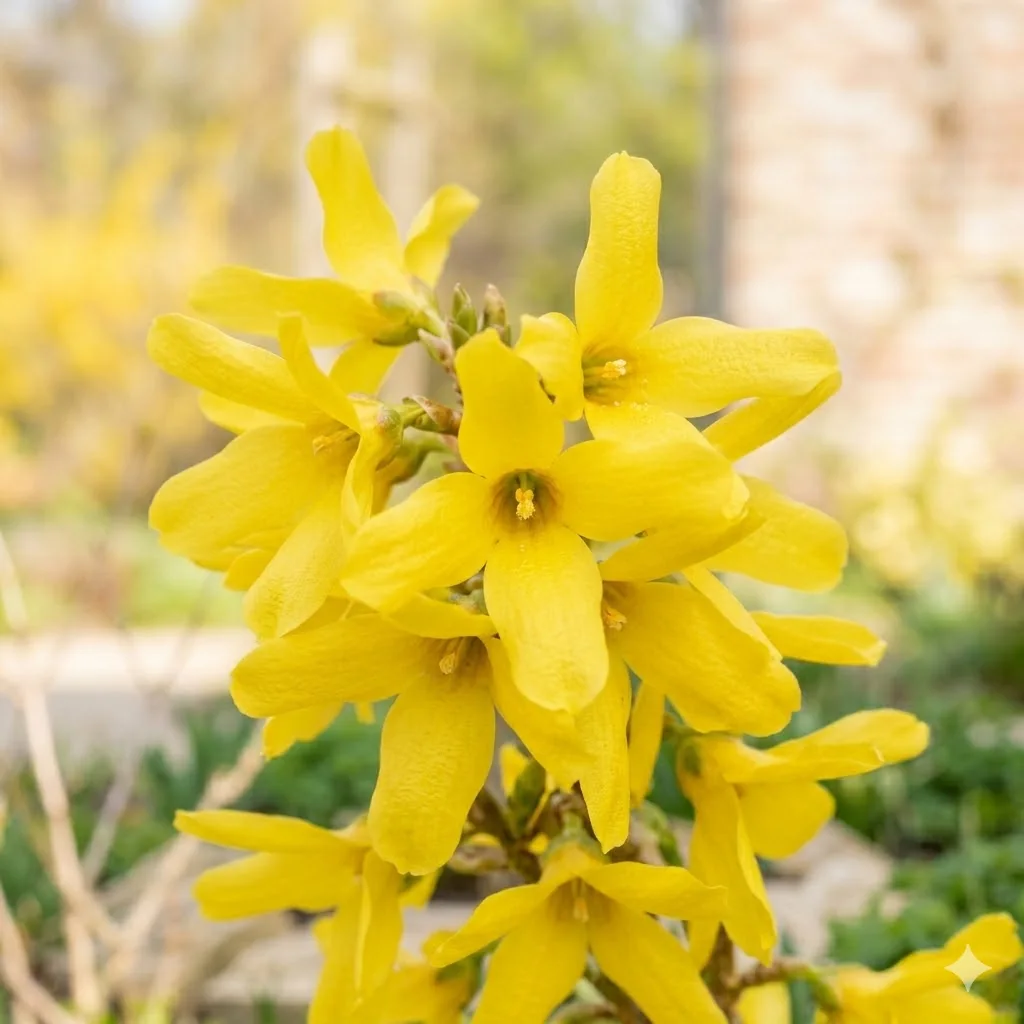 Forsycja pośrednia 'Nimbus' - zdjęcie 3