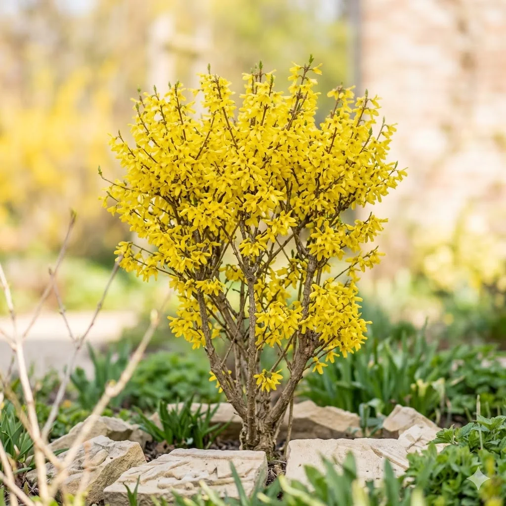 Forsycja pośrednia 'Nimbus' - zdjęcie 2